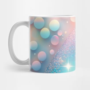 Iridescent Holographic Pastel Glitter Mug